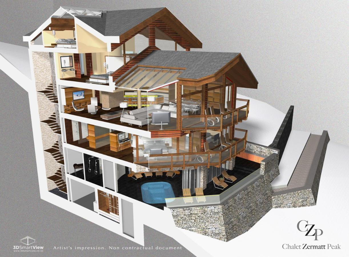 Chalet Zermatt Peak - Your Own Private Luxury Chalet - Includes Professional Staff And Catering - Voted World'S Best Chalet Exterior foto